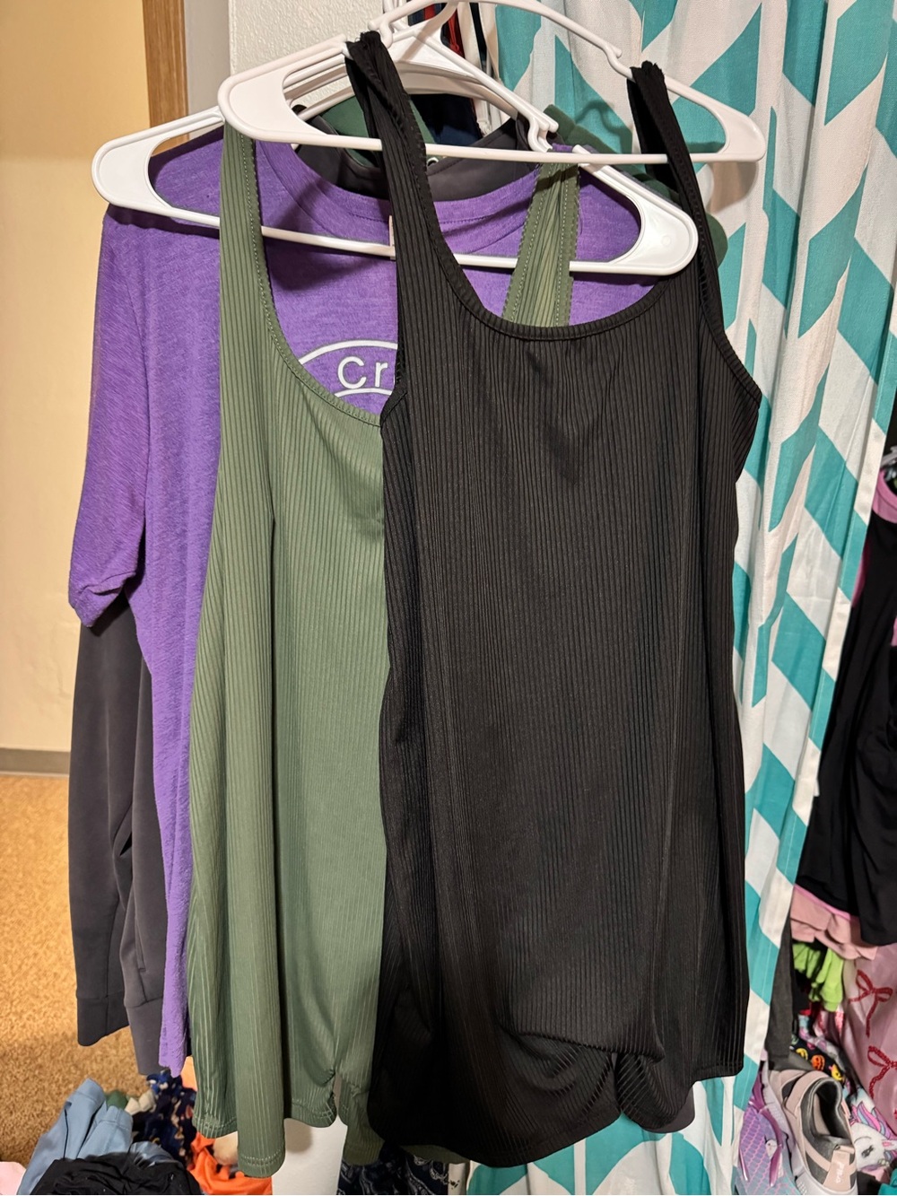 No Boundaries Black, Olive and maroon body suits